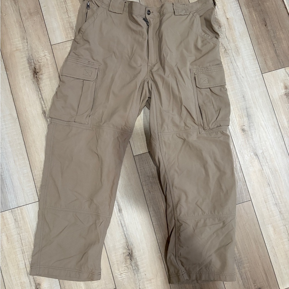 Duluth Trading Co. Khaki Nylon Pants Active wear